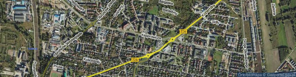 Zdjęcie satelitarne Plac Popiełuszki Jerzego, bł. ks. pl.